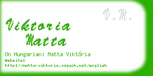 viktoria matta business card